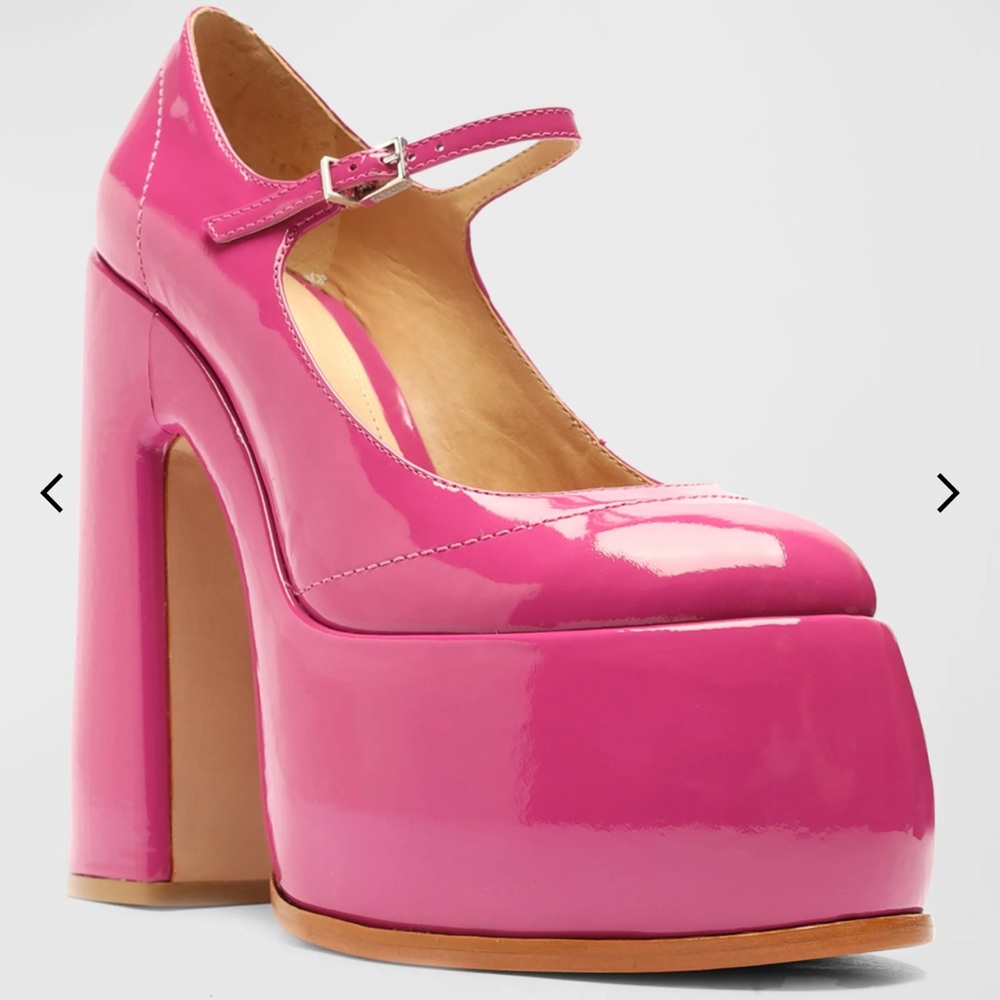 Schutz Very Pink Mary Jane Platform Pump